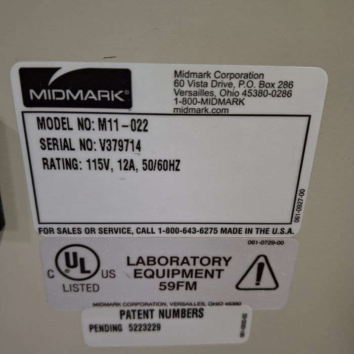 Midmark M11-022 UltraClave Autoclave Sterilizer