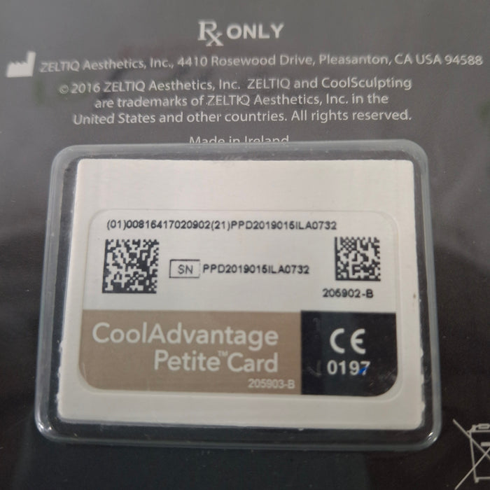 Zeltiq CoolSculpting CoolAdvantage Petite Card