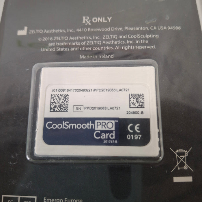 Zeltiq CoolSculpting CoolSmooth Pro Card