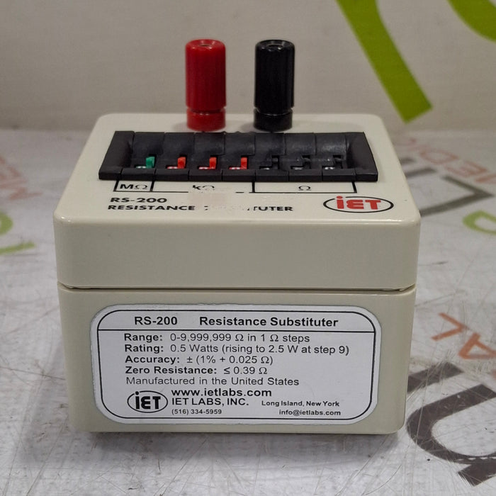 IET Labs Inc. RS-200 Resistance Substituter