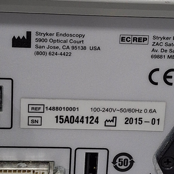 Stryker Stryker 1488HD Camera Control Unit Rigid Endoscopy reLink Medical
