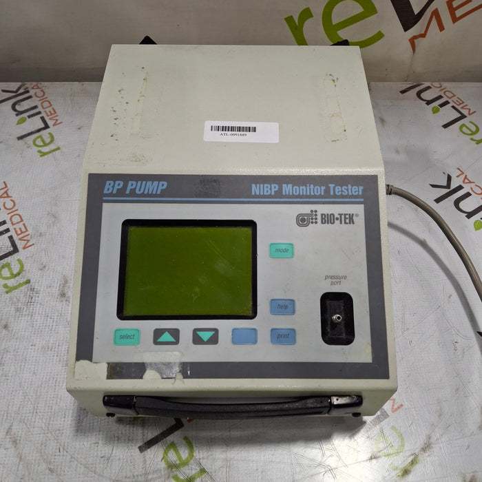 Bio-Tek Instruments BP Pump NIBP Monitor Tester