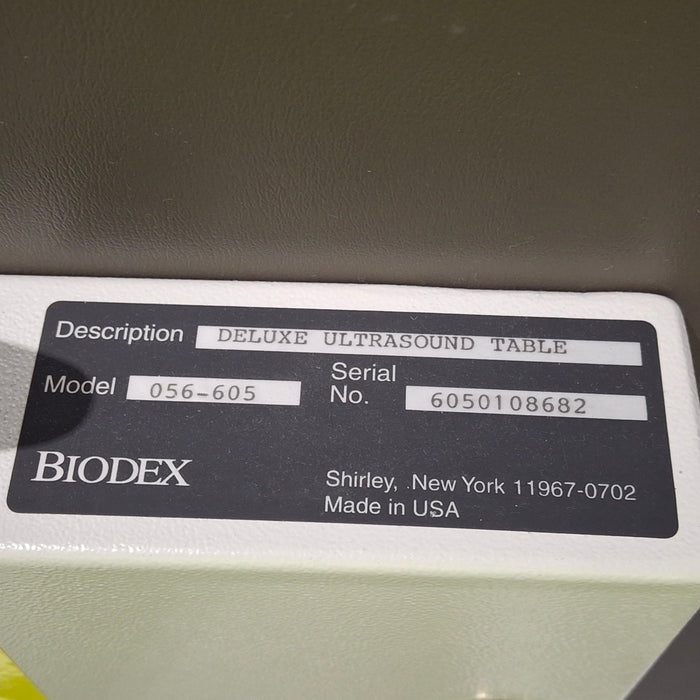 Biodex 056-605 Deluxe Ultrasound Table