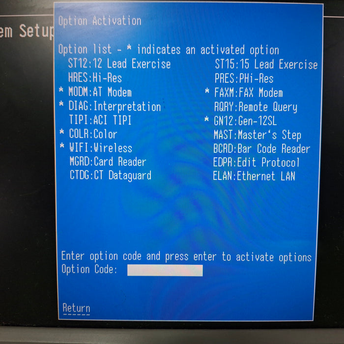 GE Healthcare MAC 5500 ECG with CAM Module