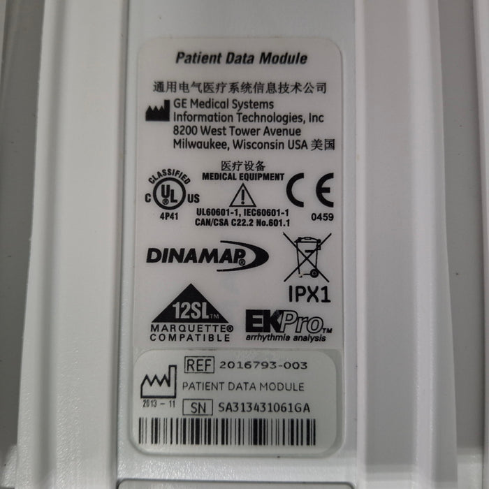 GE Healthcare Masimo PDM Patient Data Module