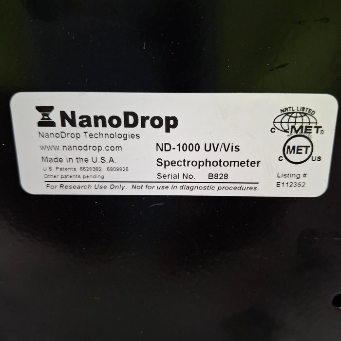 Thermo Scientific NanoDrop 1000 UV-Vis Spectrophotometer