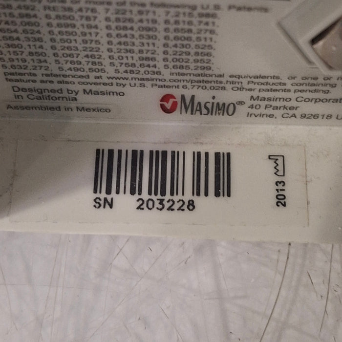 Masimo Radical 7 Pulse Oximeter w/ Base