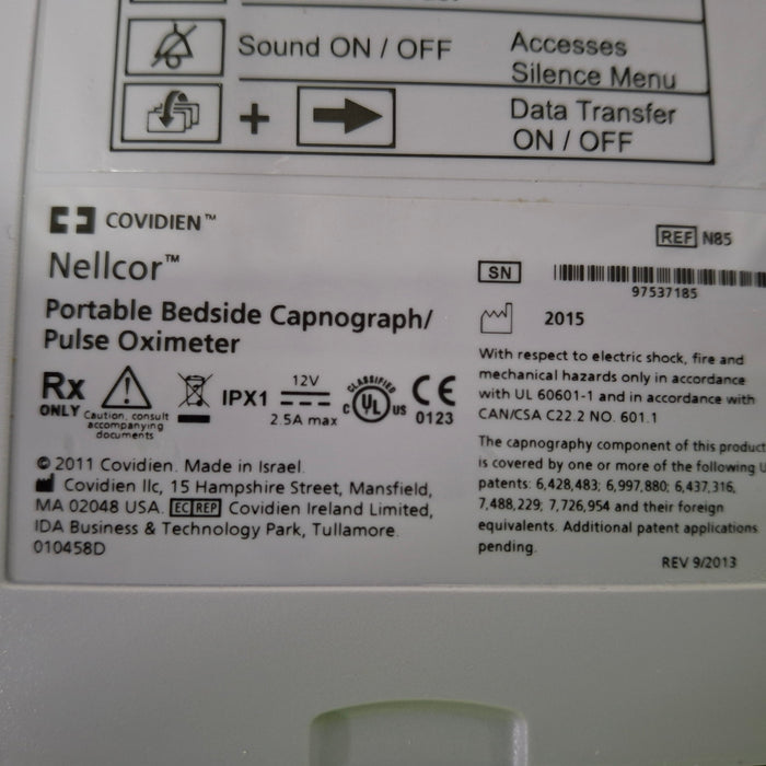 Nellcor N-85 Pulse Oximeter