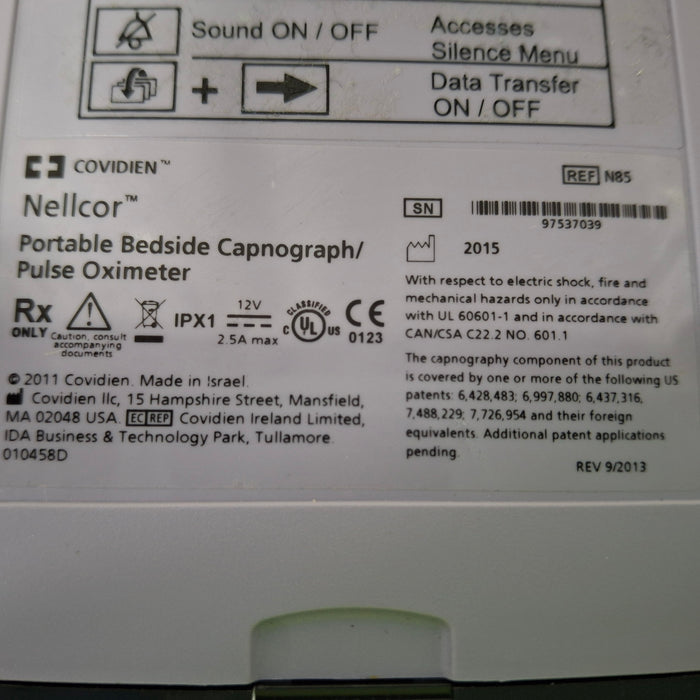 Nellcor N-85 Pulse Oximeter