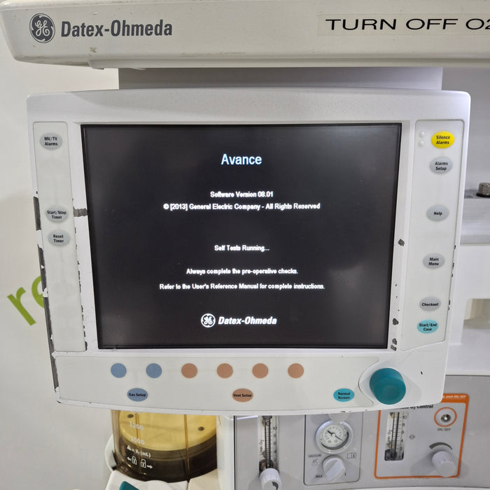 GE Healthcare S/5 Avance Anesthesia System