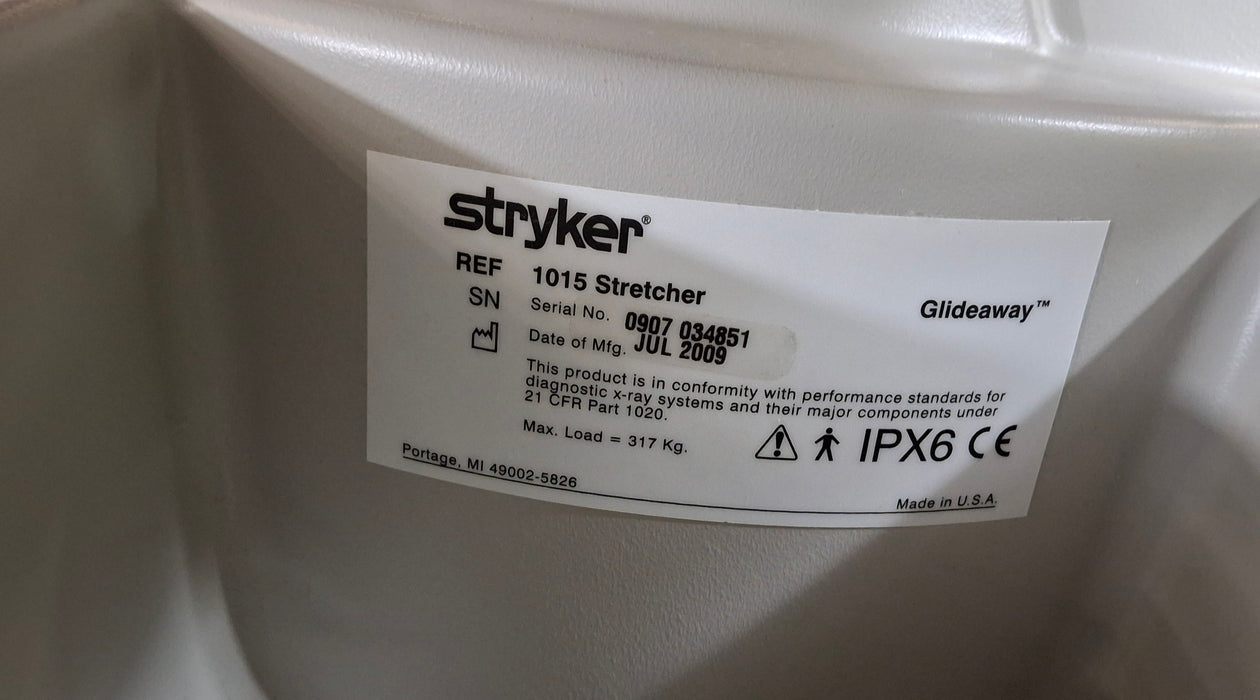 Stryker Stryker 1015 Big Wheel Glideaway Stretcher Beds & Stretchers reLink Medical