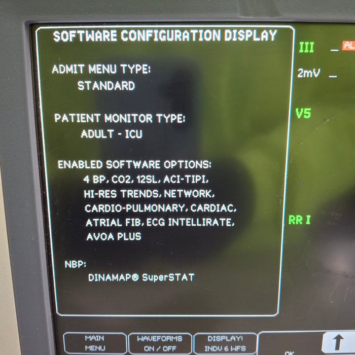 GE Healthcare Dash 4000 - Masimo SpO2 Patient Monitor