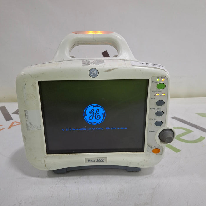 GE Healthcare Dash 3000 - Masimo SpO2 Patient Monitor