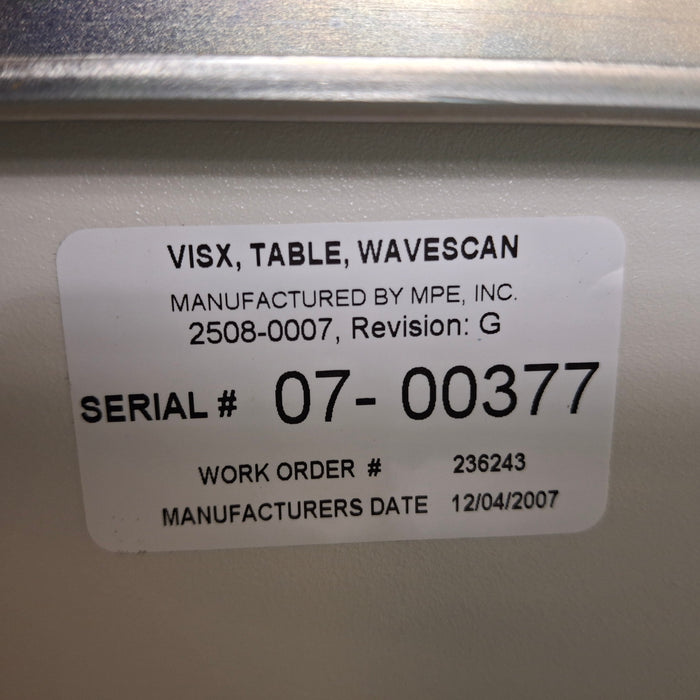 VisX VisX Wavescan Ophthalmology Laser Ophthalmology reLink Medical