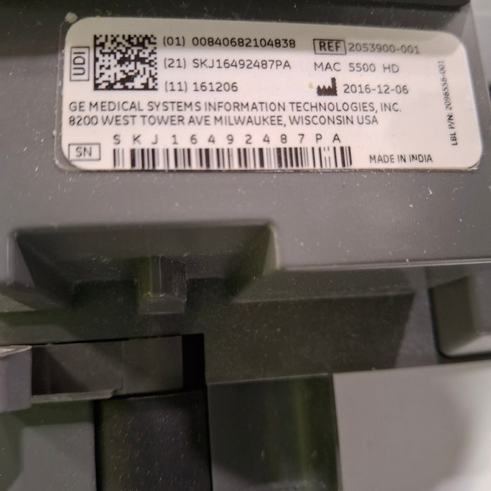 GE Healthcare MAC 5500 HD ECG with CAM Module