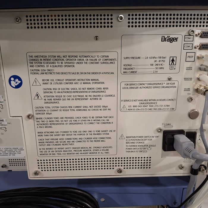 Draeger Medical Fabius GS Premium Anesthesia Machine