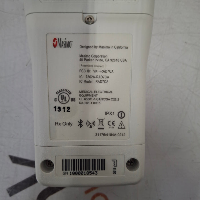 Masimo Radical 7 Pulse Oximeter w/ Base