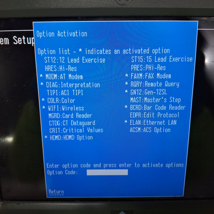 GE Healthcare MAC 5500 HD ECG with CAM Module