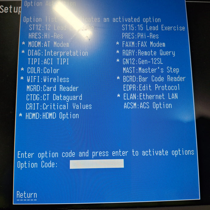 GE Healthcare MAC 5500 HD ECG with CAM Module