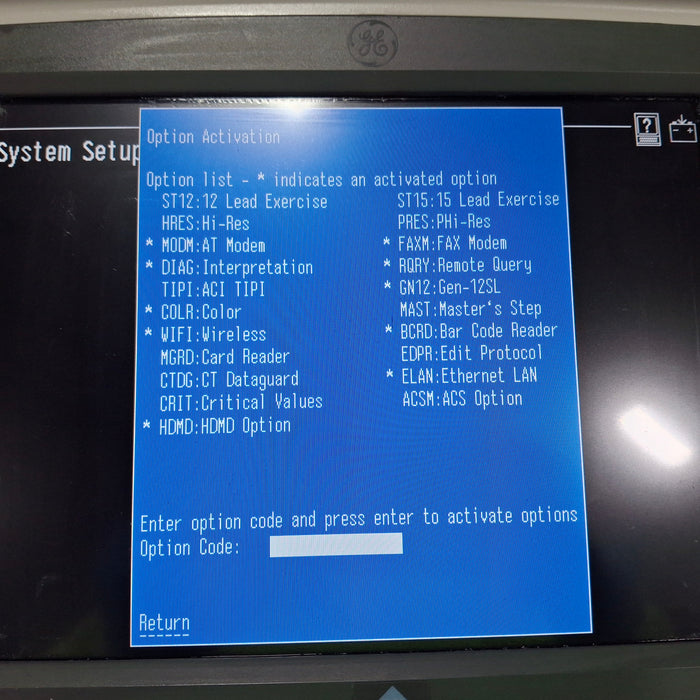 GE Healthcare GE Healthcare MAC 5500 HD ECG with CAM Module Cardiology reLink Medical