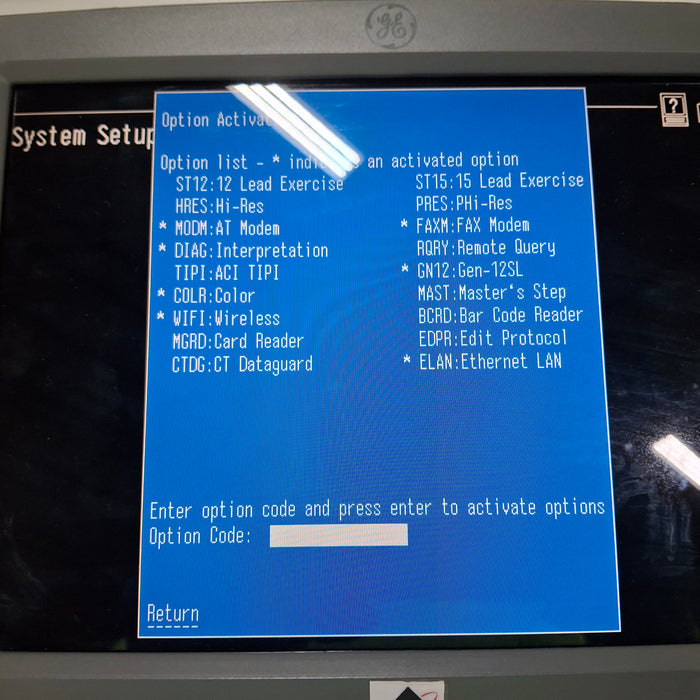 GE Healthcare MAC 5500 HD ECG with CAM Module