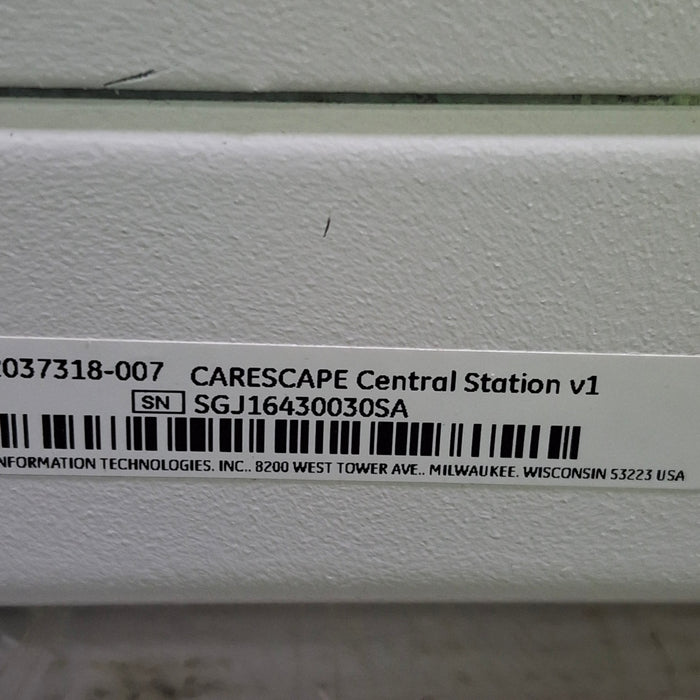 GE Healthcare MP100 CIC Carescape Central Station V1