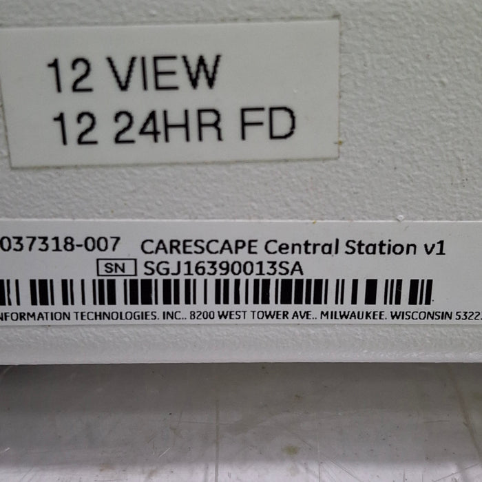 GE Healthcare MP100 CIC Carescape Central Station V1