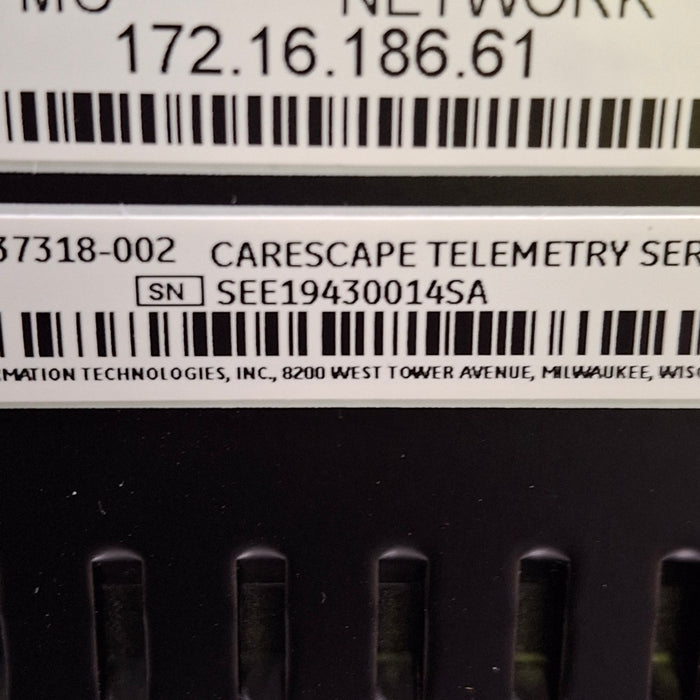 GE Healthcare MP100R Telemetry Server