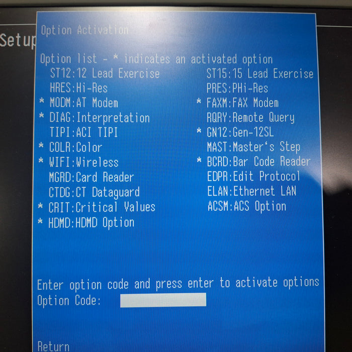 GE Healthcare MAC 5500 HD ECG with CAM Module