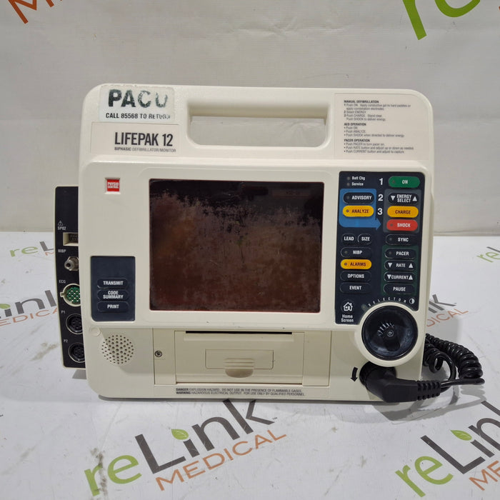 Physio-Control LifePak 12 3-Lead Defibrillator