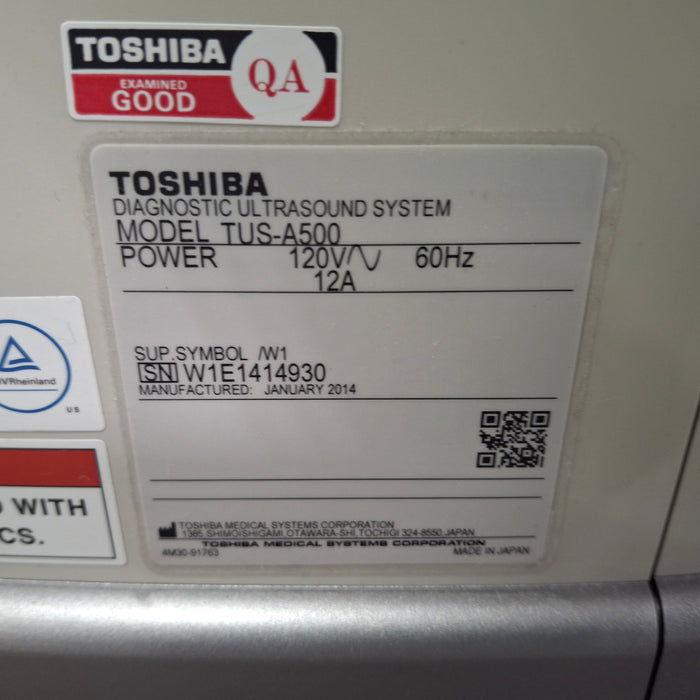 Toshiba Aplio 500 TUS-A500 Ultrasound