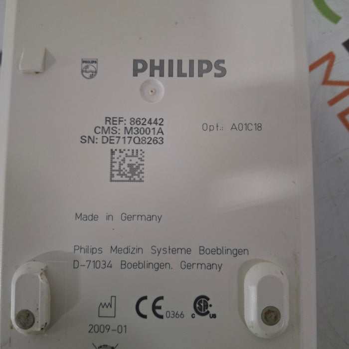 Philips M3001A-A01C18 Fast SpO2, NIBP, 12 lead ECG, Temp, IBP MMS Module