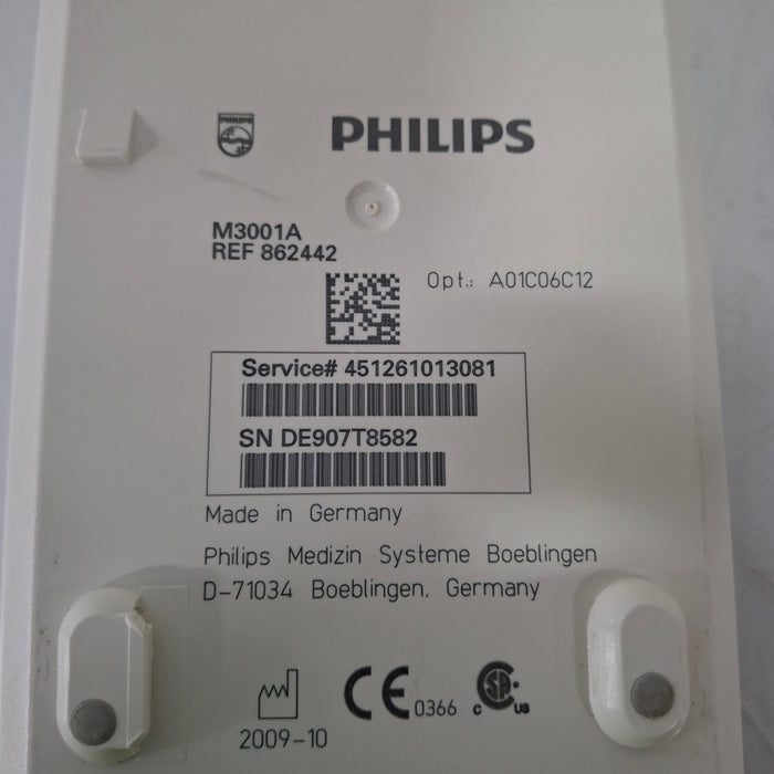 Philips M3001A-A01C06C12 Fast SpO2, NIBP, 12 lead ECG, Temp, IBP MMS Module