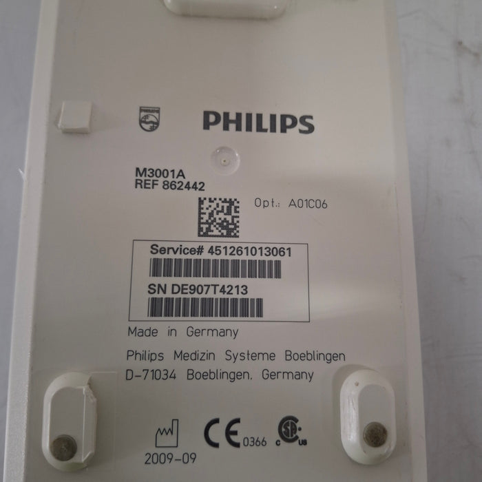 Philips M3001A-A01C06 Fast SpO2, NIBP, ECG, Temp, IBP MMS Module