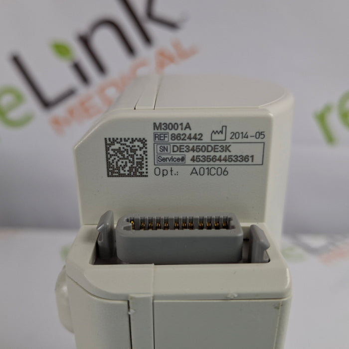 Philips M3001A-A01C06 Fast SpO2, NIBP, ECG, Temp, IBP MMS Module