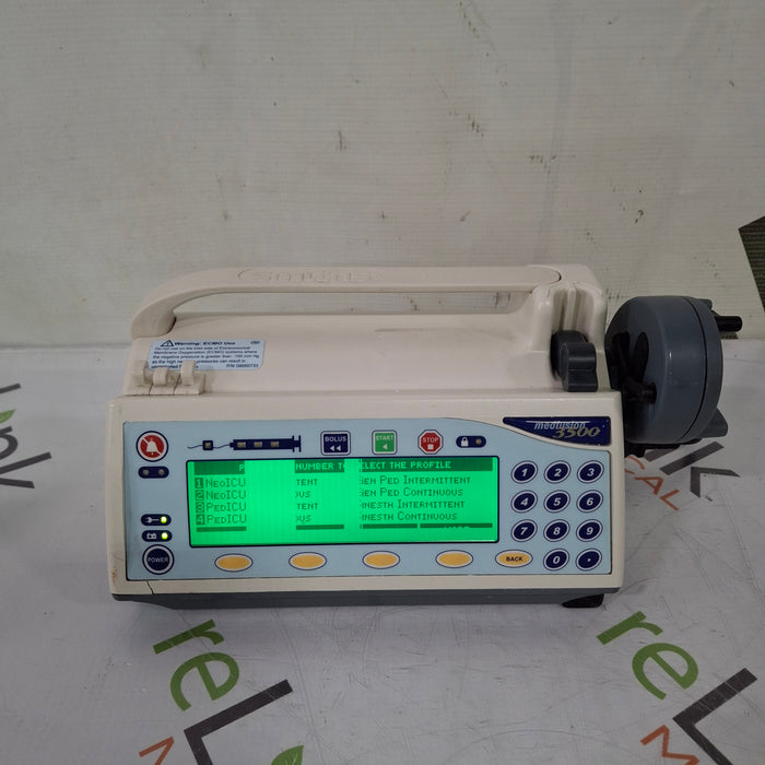 Smiths Medical Medfusion 3500 Syringe Infusion Pump