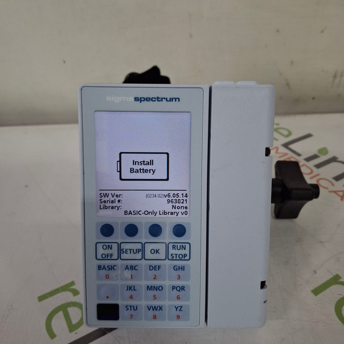 Baxter Sigma Spectrum 6.05.14 without Battery Infusion Pump