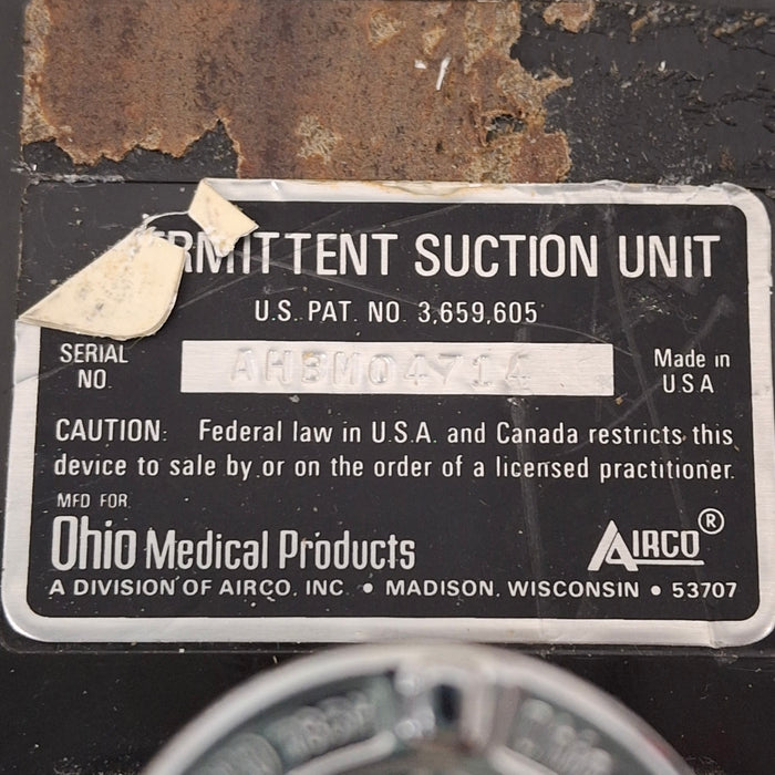 Ohmeda Medical Ohmeda Medical 200 Intermittent Suction Unit Respiratory reLink Medical