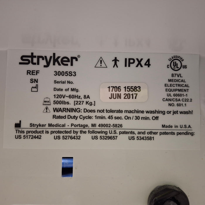 Stryker Secure III 3005 Hospital Bed