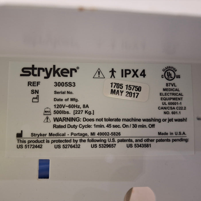 Stryker Secure III 3005 Hospital Bed