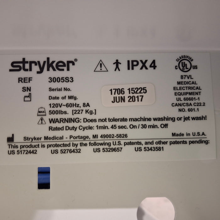 Stryker Secure III 3005 Hospital Bed