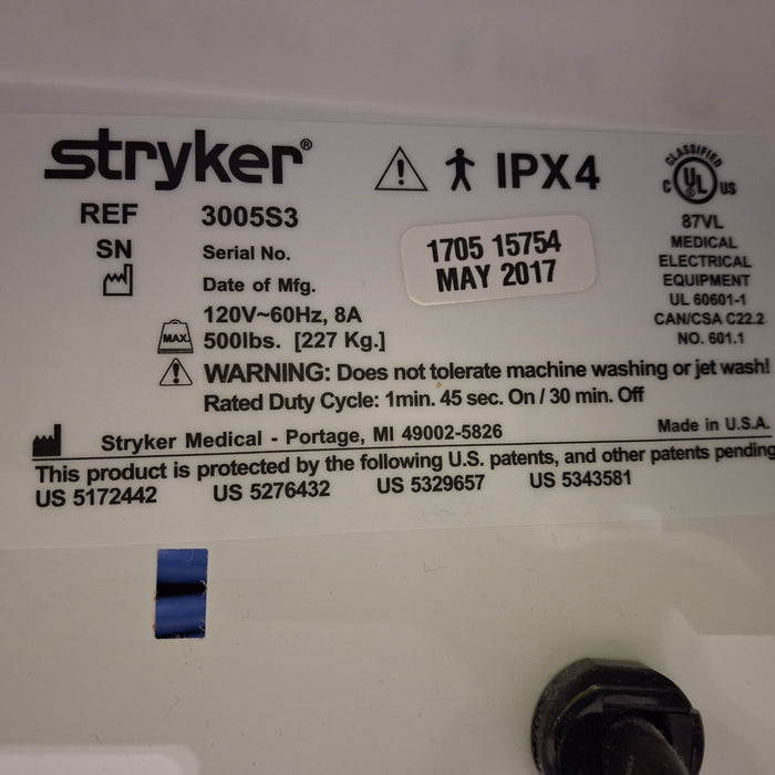 Stryker Secure III 3005 Hospital Bed