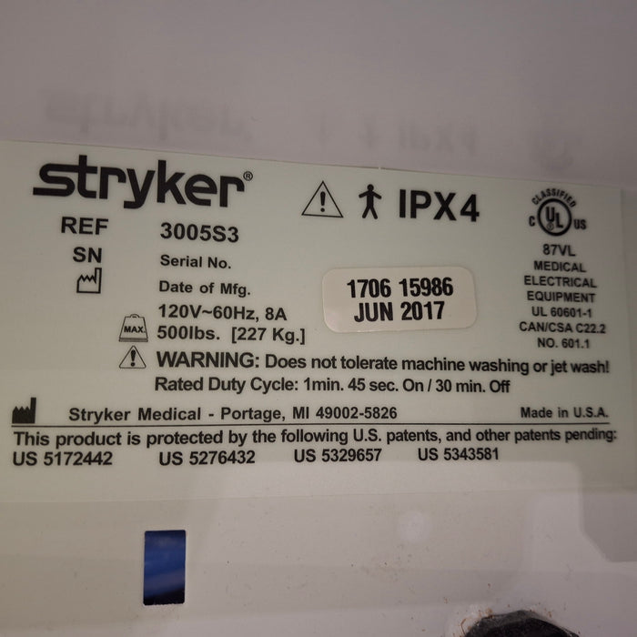 Stryker Secure III 3005 Hospital Bed