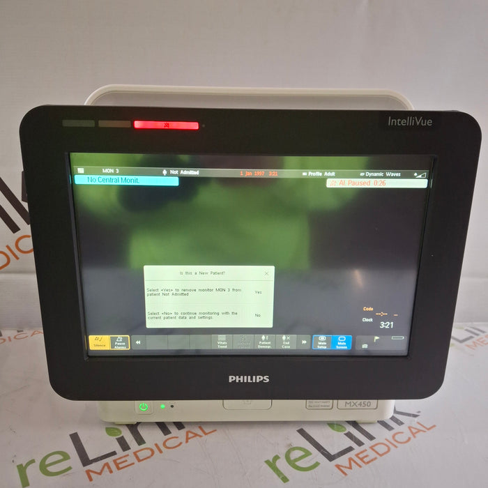 Philips MX450 Portable/Bedside Patient Monitor