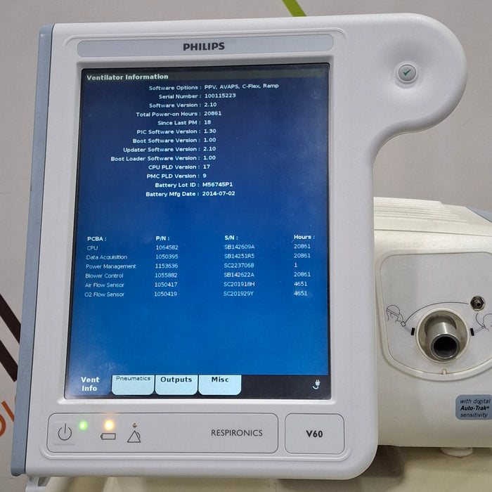 Philips Respironics V60 BiPAP Ventilator