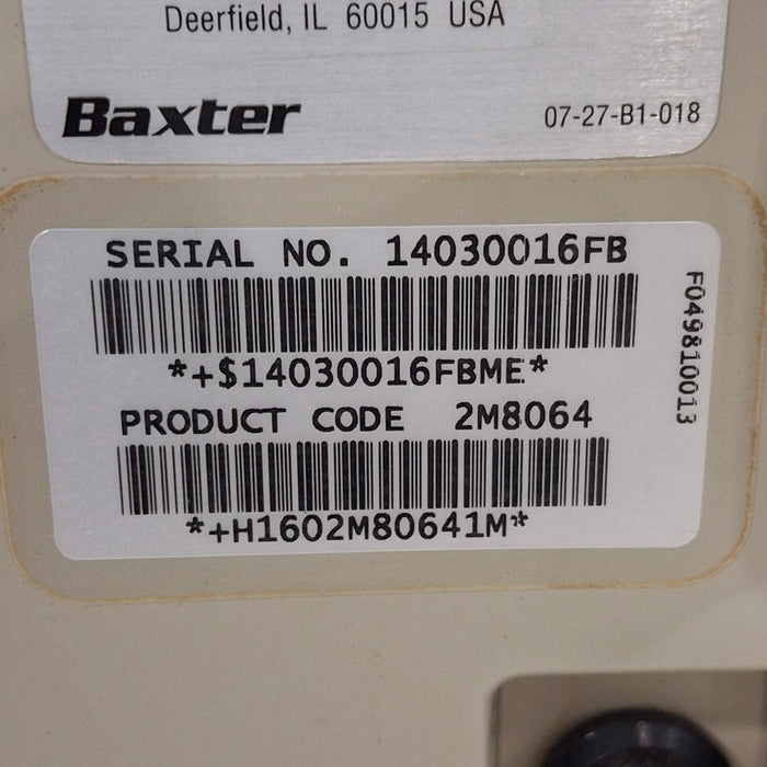 Baxter Flo-Gard 6301 Dual Channel Infusion Pump