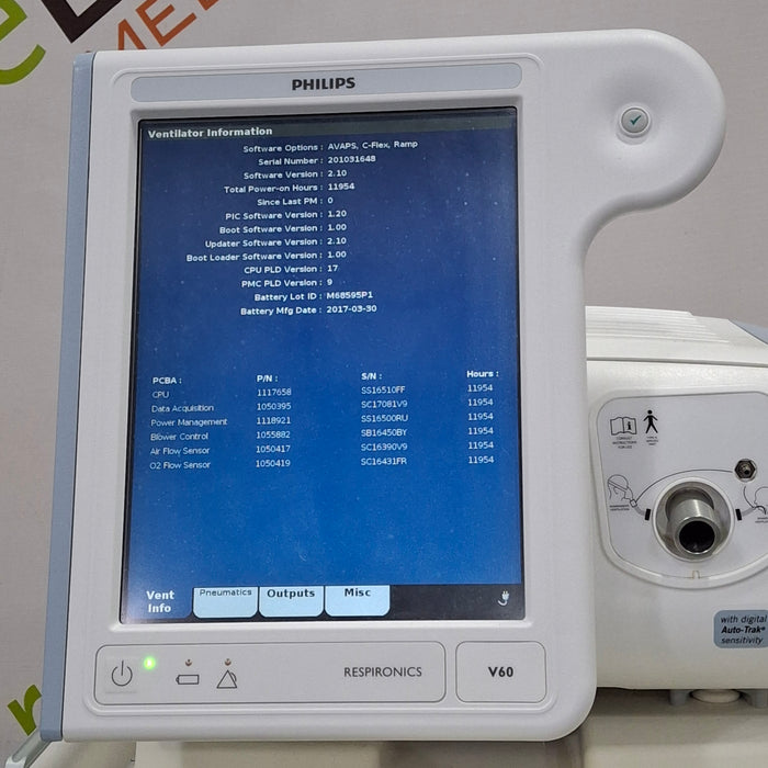 Philips Respironics V60 BiPAP Ventilator