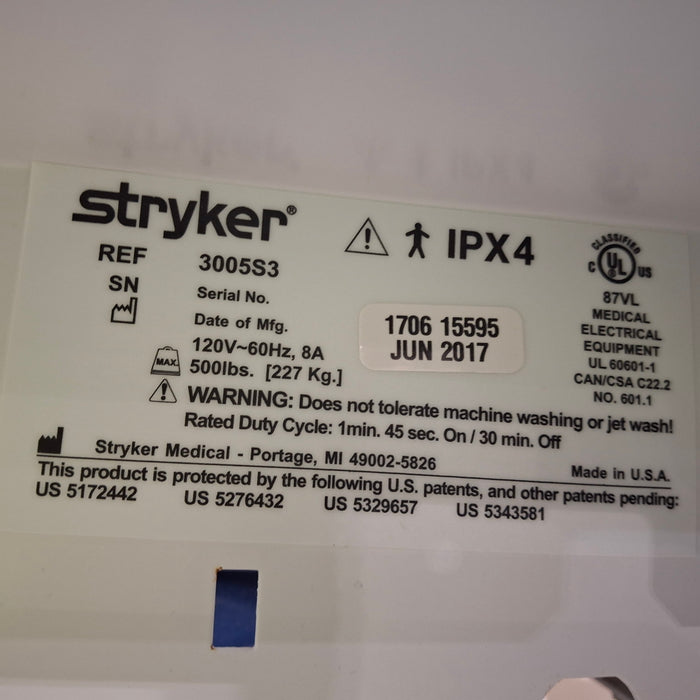 Stryker Secure III 3005 Hospital Bed