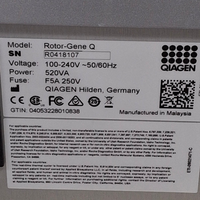 Qiagen Rotor-Gene Q PCR Analyzer