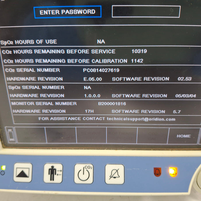 Oridion Capnostream 20 CAPNOGRAPHY MONITOR